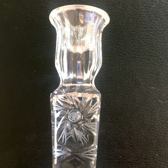 Crystal Candle Stick Holder 6” - Picture 5 of 8